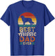 Best Aussie Dad Ever, Father's Day Australian Shepherd Daddy T-Shirt - T-Shirt | Royal