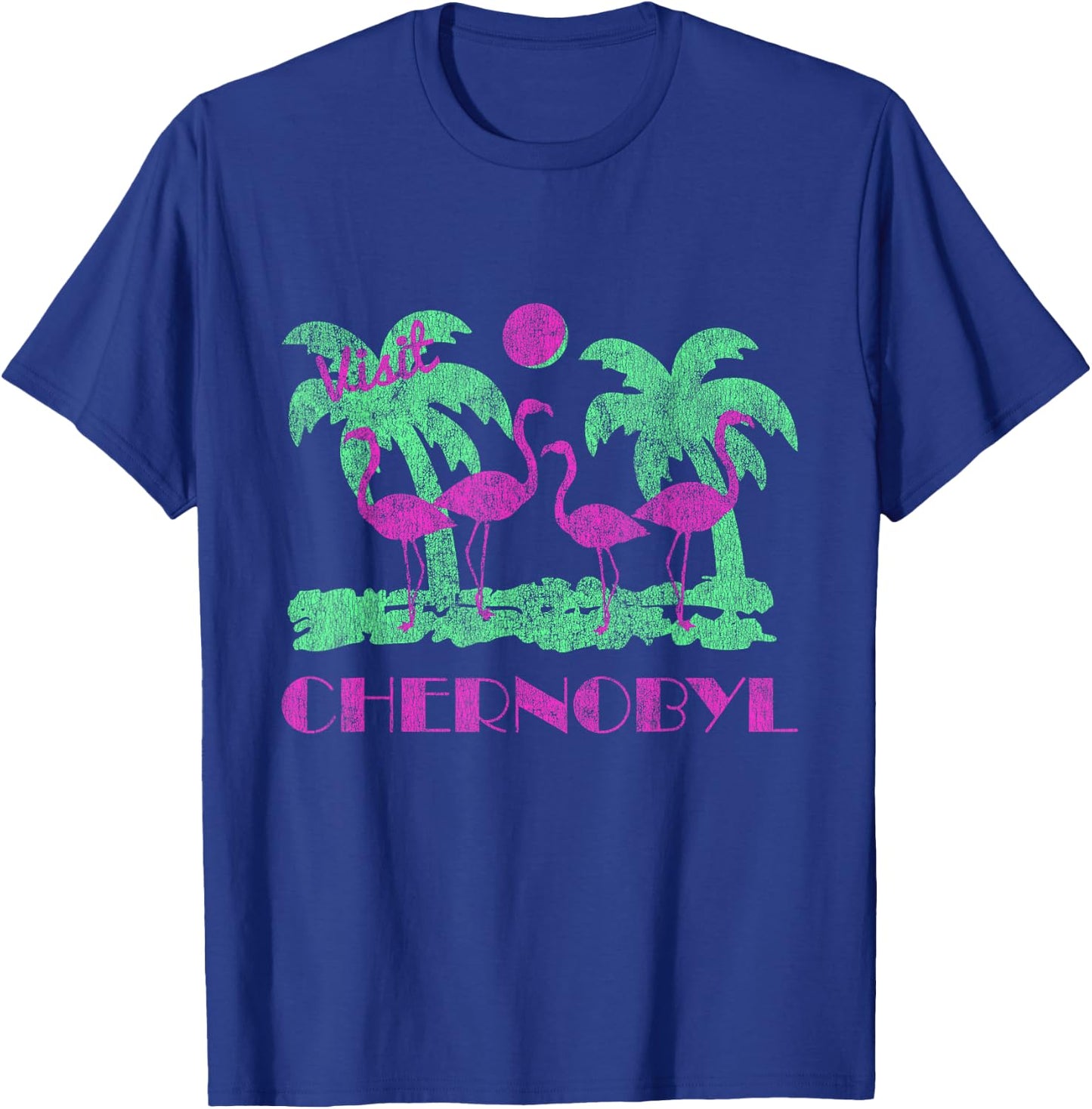 Flippin Sweet Gear Retro Visit Chernobyl T-Shirt - T-Shirt | Royal