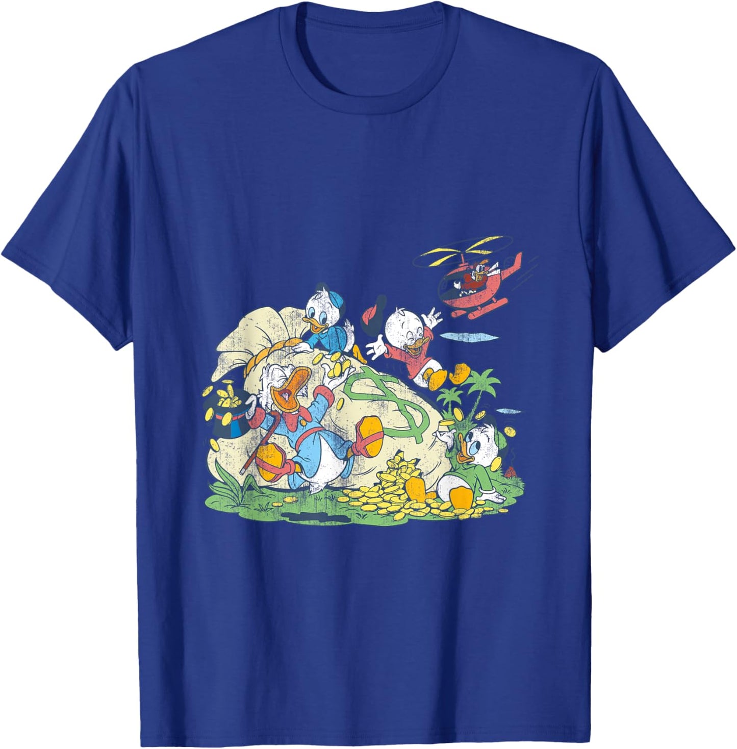 Disney - Duck Tales Money Bag T-Shirt - T-Shirt | Royal