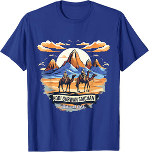 Gobi Gurvansaikhan Mongolia National Park Funny Camel T-Shirt - T-Shirt | Royal