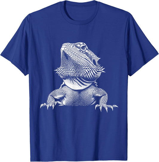 Bearded Dragon Reptile Lover T-Shirt - T-Shirt | Royal