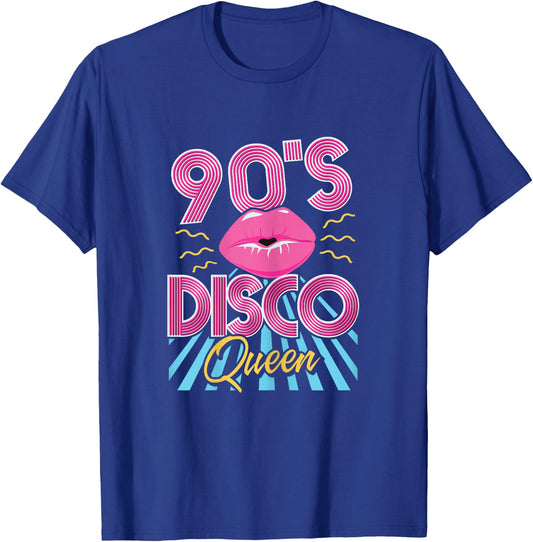 Women's 90's Disco Queen , black T-Shirt - T-Shirt | Royal