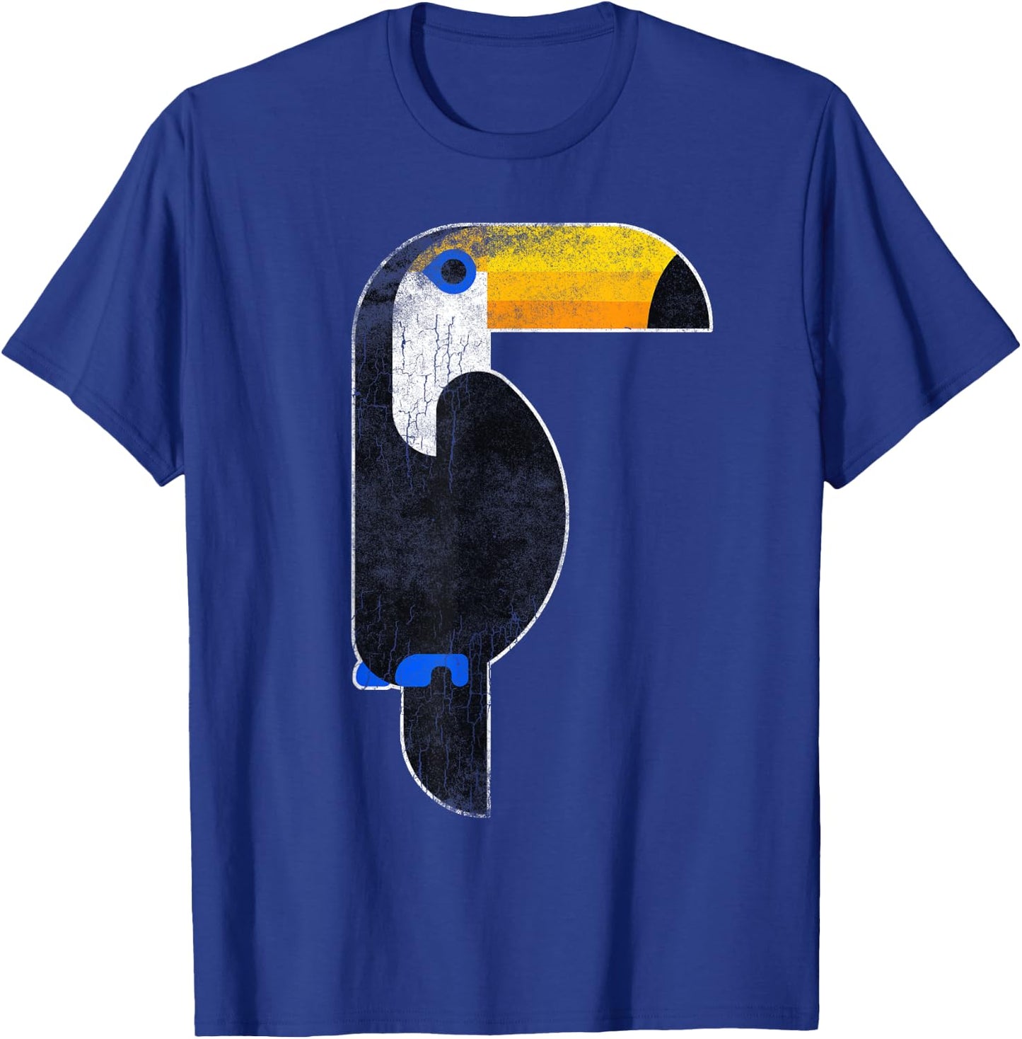 Toucan Costume Nose Mask T Shirt Gifts Tropical Bird T-Shirt - T-Shirt | Royal