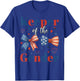 Keeper of The Gender 4th of July Bow Gender Reveal Party T-Shirt - T-Shirt | Royal