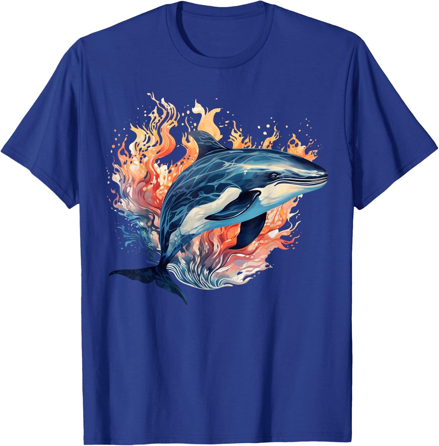 Whale Tie Dye T-Shirt - T-Shirt | Royal