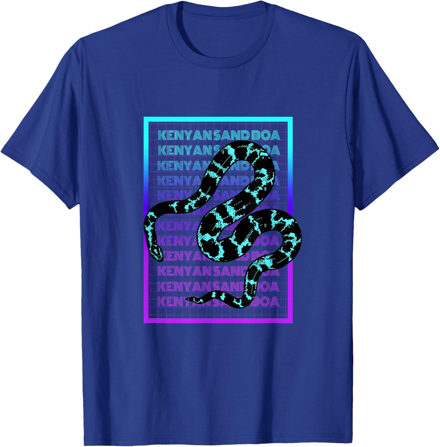 Kenyan Sand Boa Snake Vintage Retro Kenyan Sand Boa T-Shirt - T-Shirt | Royal