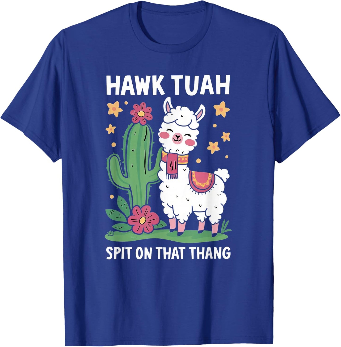 Funny Llama Hawk Tush Spit on that Thing Presidential Parody T-Shirt - T-Shirt | Royal