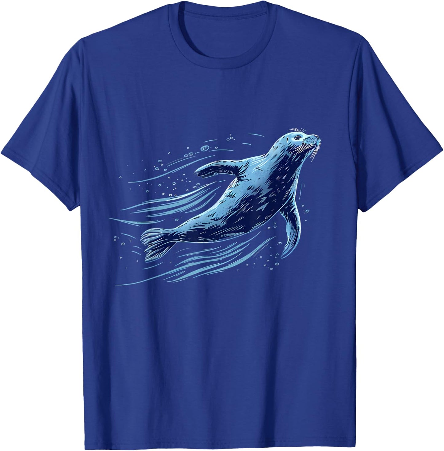 Seal Ocean Sea Animal Sea Ocean Seal Lover Marine Mammal T-Shirt - T-Shirt | Royal