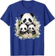Cute Panda Lovers Kawaii Asian Bears Apparel Gifts Watercolor Panda -Adults & Kids Black Short Sleeve Classic Fit Small T-Shirt - T-Shirt | Royal