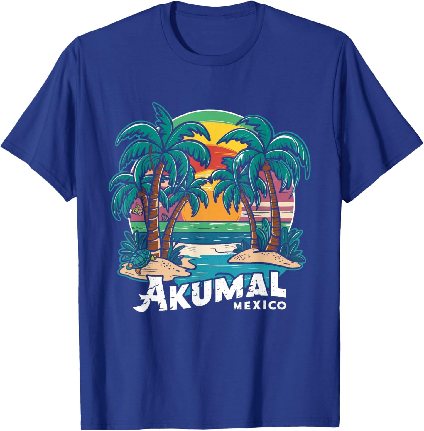 Akumal Mexico T-Shirt - T-Shirt | Royal