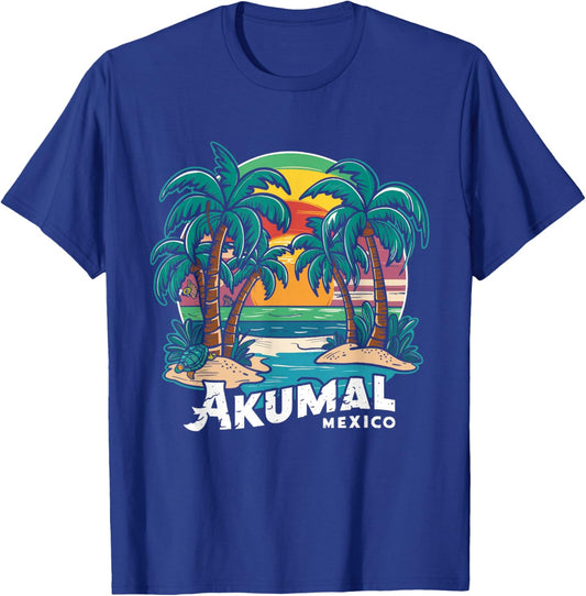 Akumal Mexico T-Shirt - T-Shirt | Royal