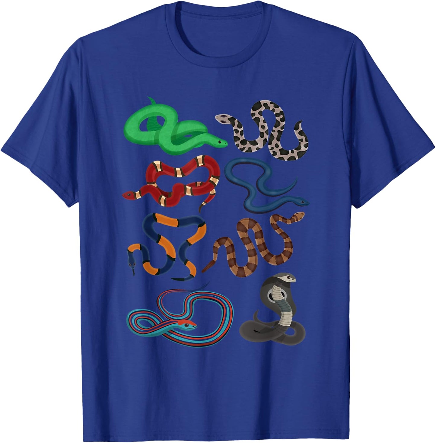Different Types Of Snakes - Serpent Zoo Snake Reptile Lover T-Shirt - T-Shirt | Royal