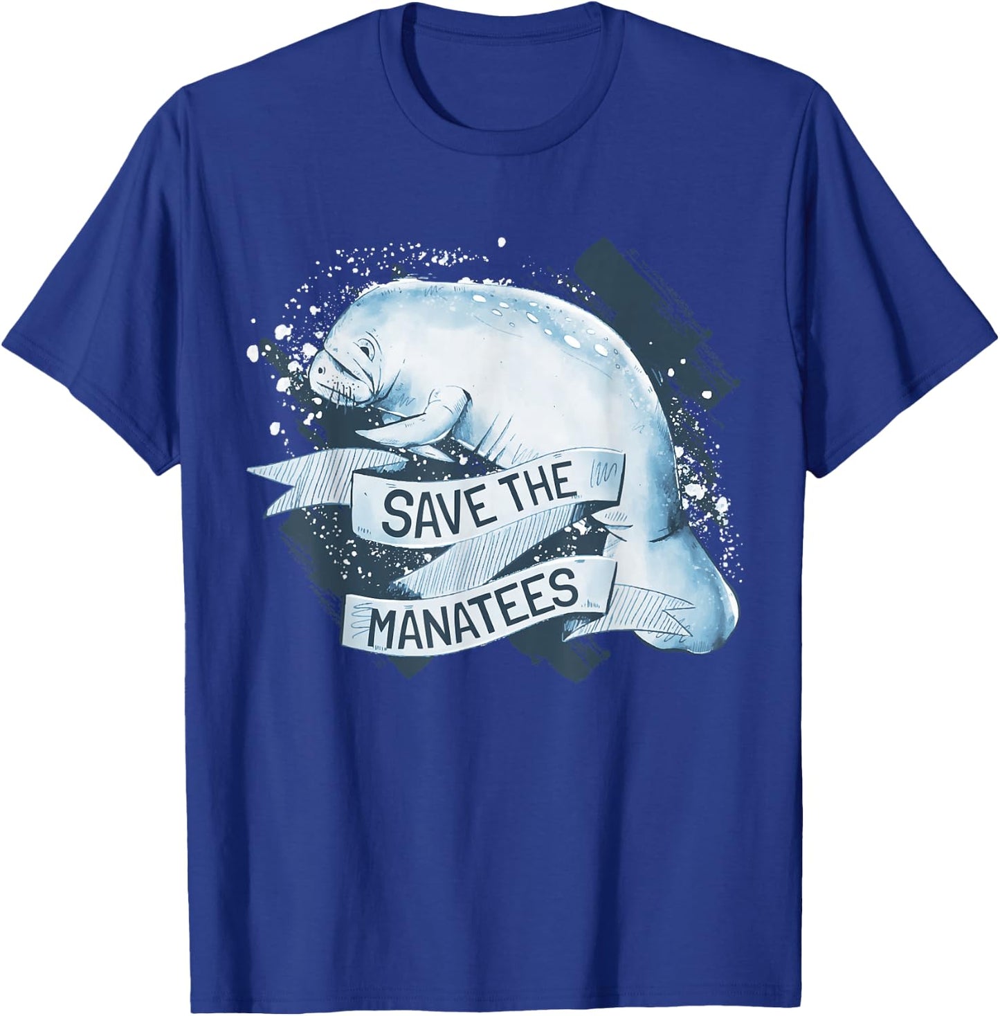 Save The Manatees I Manatee Appreciation Day I Manatee T-Shirt - T-Shirt | Royal