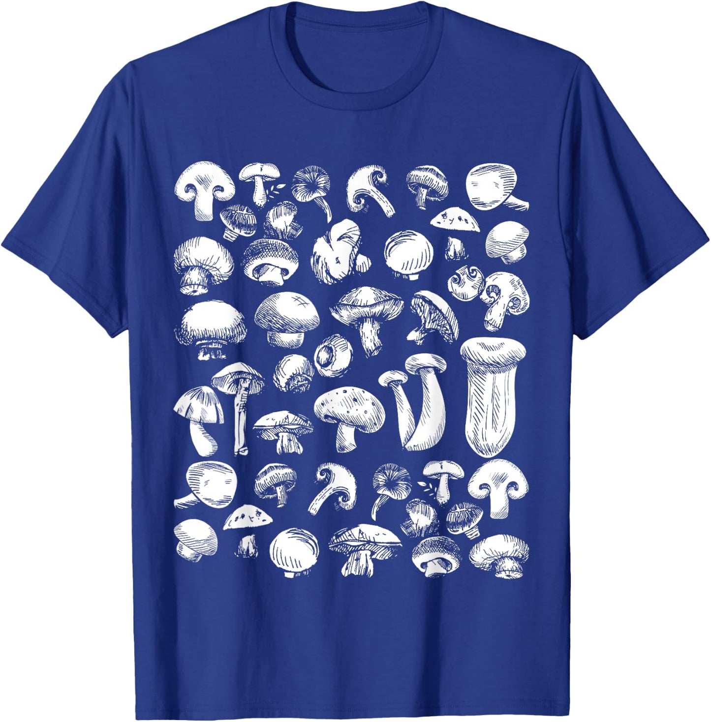 Wild Mushroom Shirt | Mycology Fungiphile Fungi Foraging T-Shirt - T-Shirt | Royal
