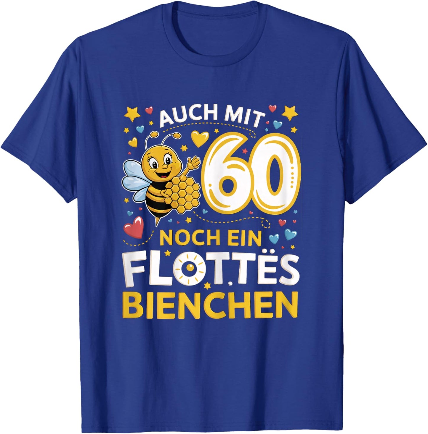 60th Birthday Woman 60 Years 1964 Decorative Funny Gift Women's , black T-Shirt - T-Shirt | Royal