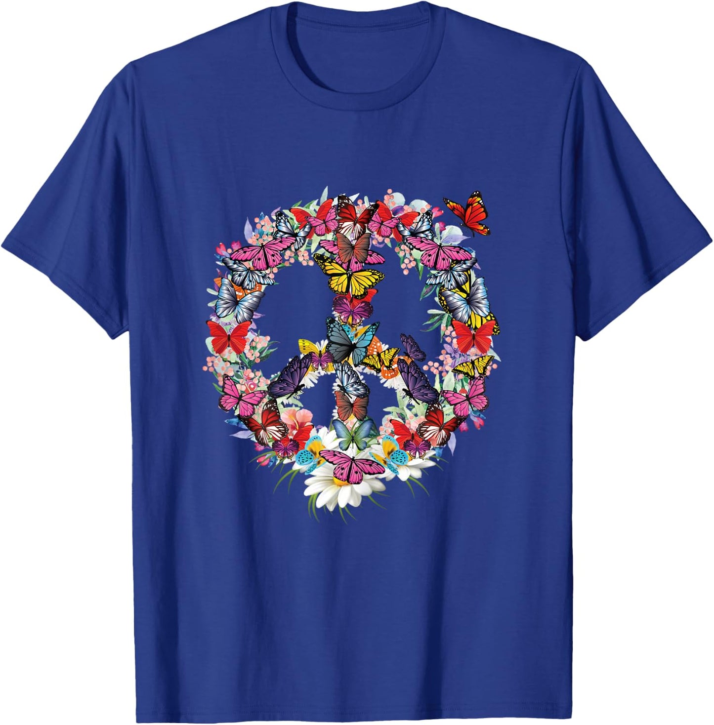 Peace , White T-Shirt - T-Shirt | Royal