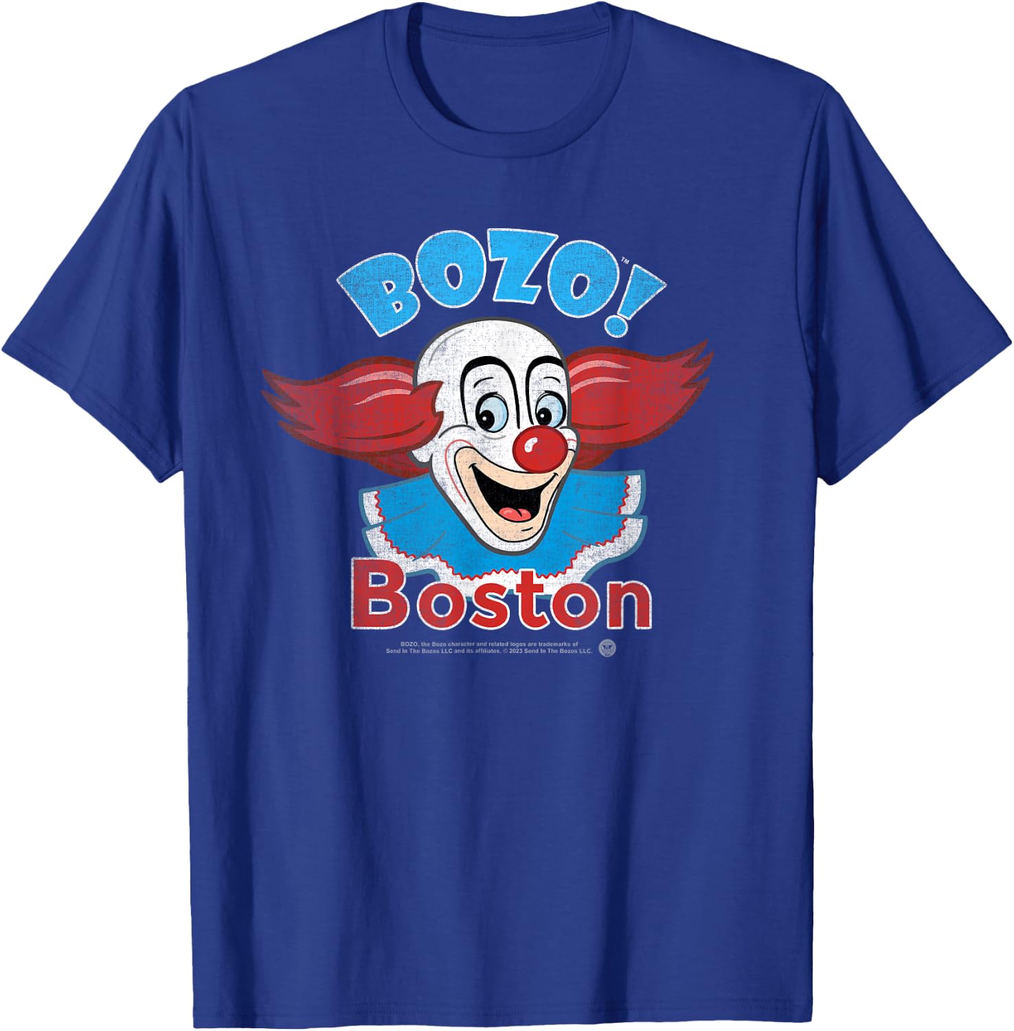 Bozo the Clown - Boston Vintage T-Shirt - T-Shirt | Royal