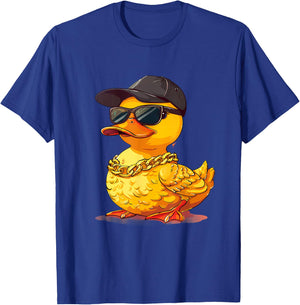 Rubber Duck Hip Hop Rubber Duckie Fashion Rubber Duckling T-Shirt - T-Shirt | Royal