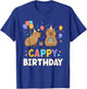 Alles Gute zum Geburtstag Capybara Kids Happy Birthday Mädchen Junge Bday T-Shirt - T-Shirt | Royal