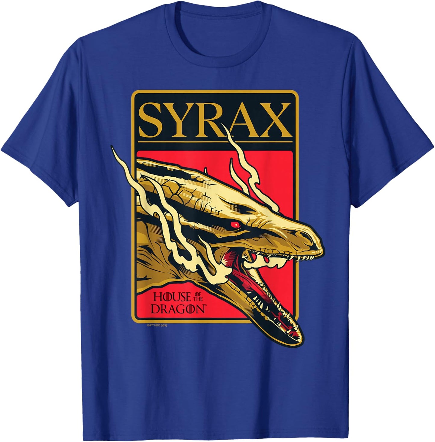 House Of The Dragon - Syrax Rhaenyra Targaryen Dragon T-Shirt - T-Shirt | Royal