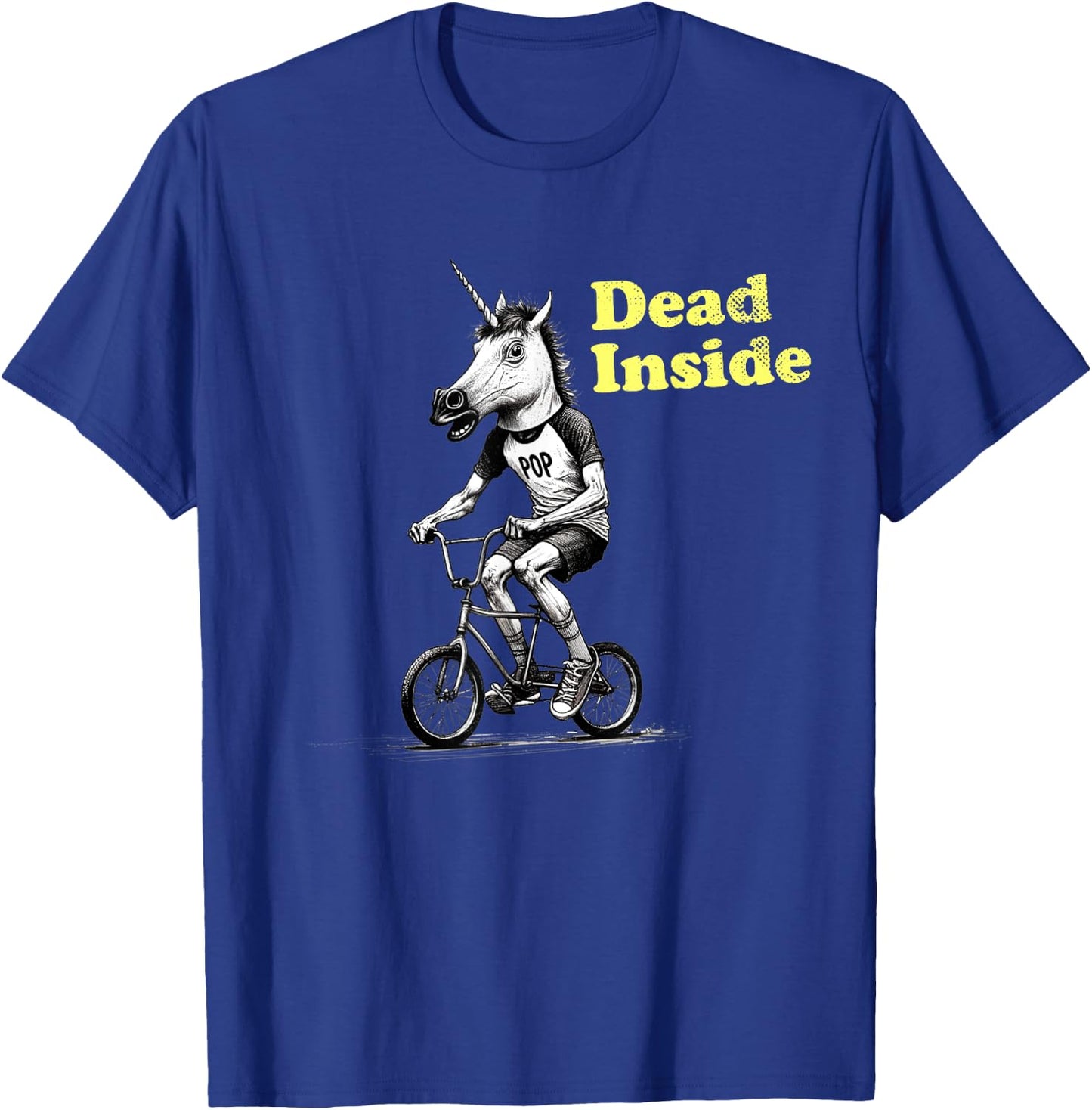 Funny I'm Dead Inside sarcastic depression humour T-Shirt - T-Shirt | Royal