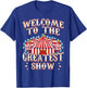 Circus Party Gift Clown Lion Fire Ring Acrobat Funny , black T-Shirt - T-Shirt | Royal