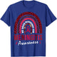 In October We Wear Burgundy for Meningitis Awareness T-Shirt - T-Shirt | Royal