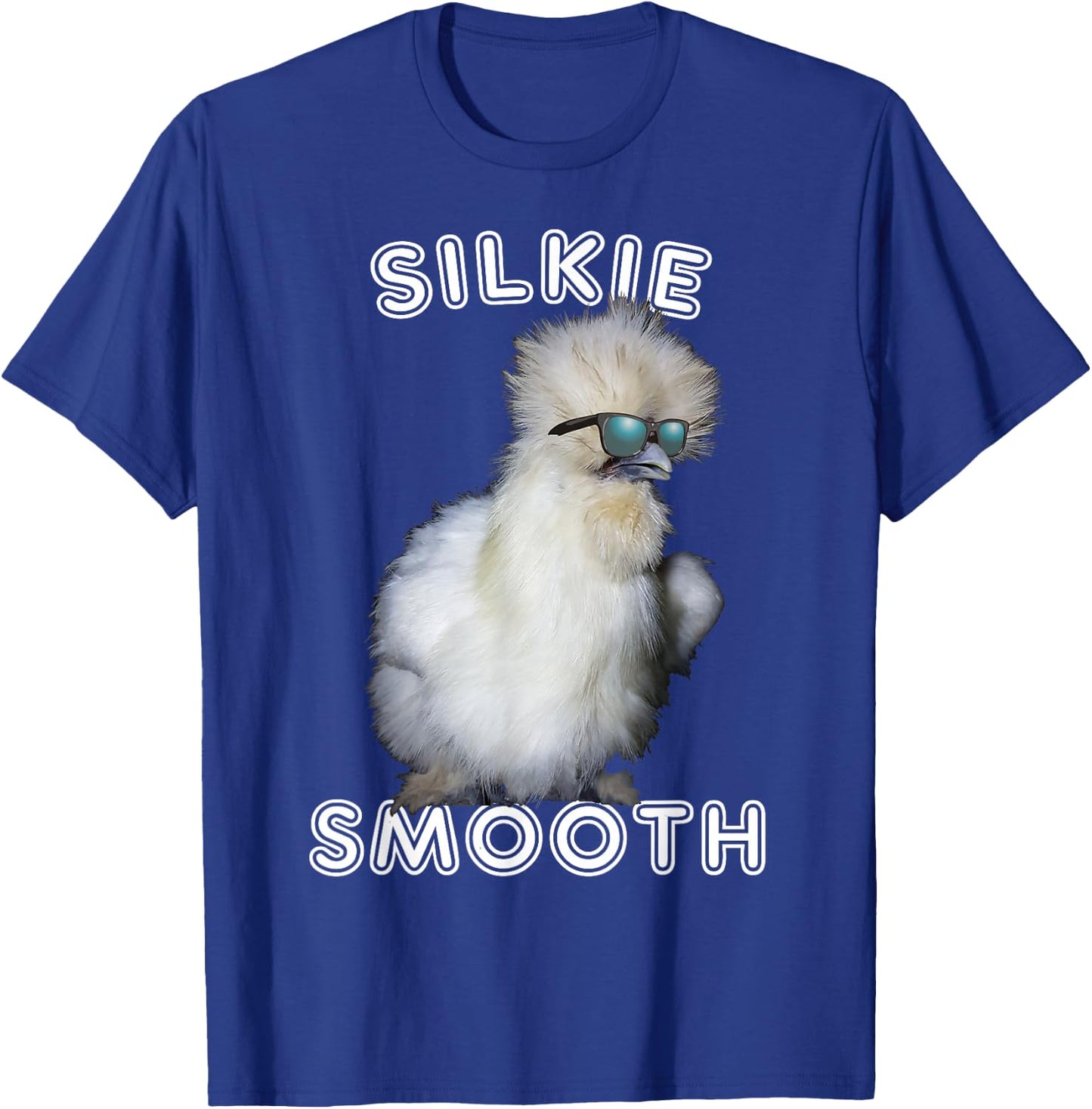 Silkie Chicken Funny Smooth Cuddly Bird Gift T-Shirt - T-Shirt | Royal