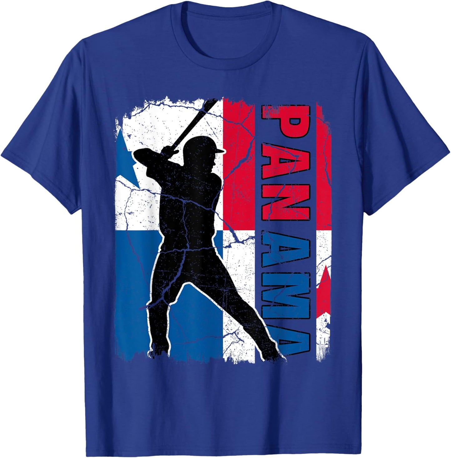 Panamanian Baseball Player Panama Flag Baseball Fans T-Shirt - T-Shirt | Royal