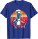 Dinosaur BBQ Chef Funny Retro Grill Master T-Rex Lover T-Shirt - T-Shirt | Royal