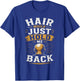 Bald Runner Humor Men & dad. Funny Sprint Race Joke T-Shirt - T-Shirt | Royal