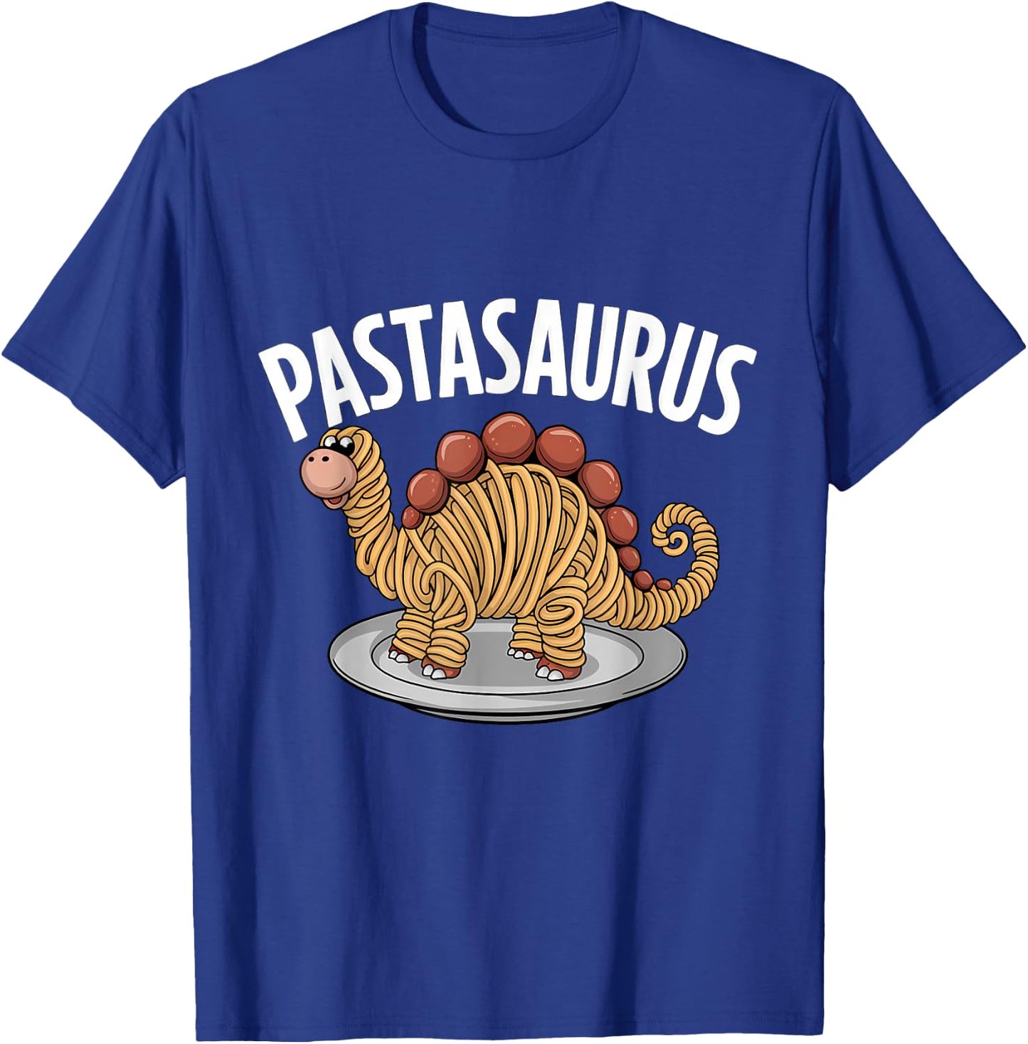 Spaghetti Pasta Dinosaur T-Rex Italian Food T-Shirt - T-Shirt | Royal