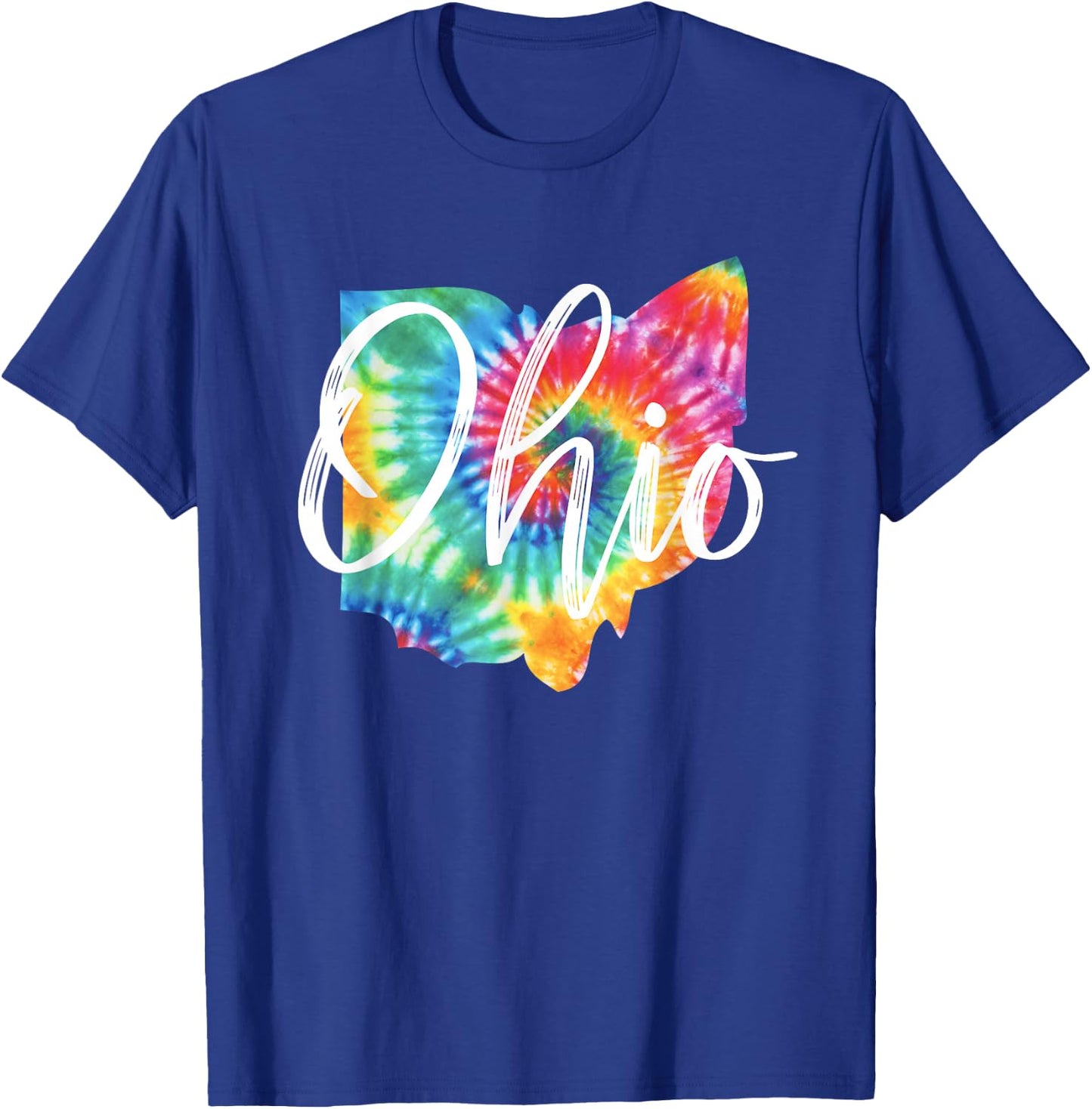 Ohio Tie Dye Vintage Inspired Classic T-Shirt - T-Shirt | Royal