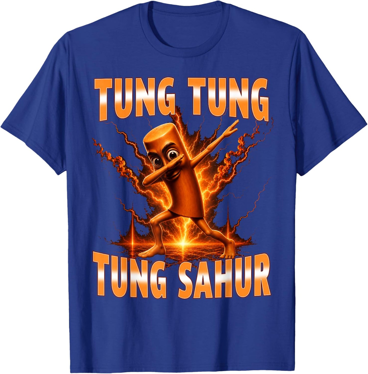 Tung Tung Tung Sahur is Calling Funny Italian Dab Dance T-Shirt - T-Shirt | Royal