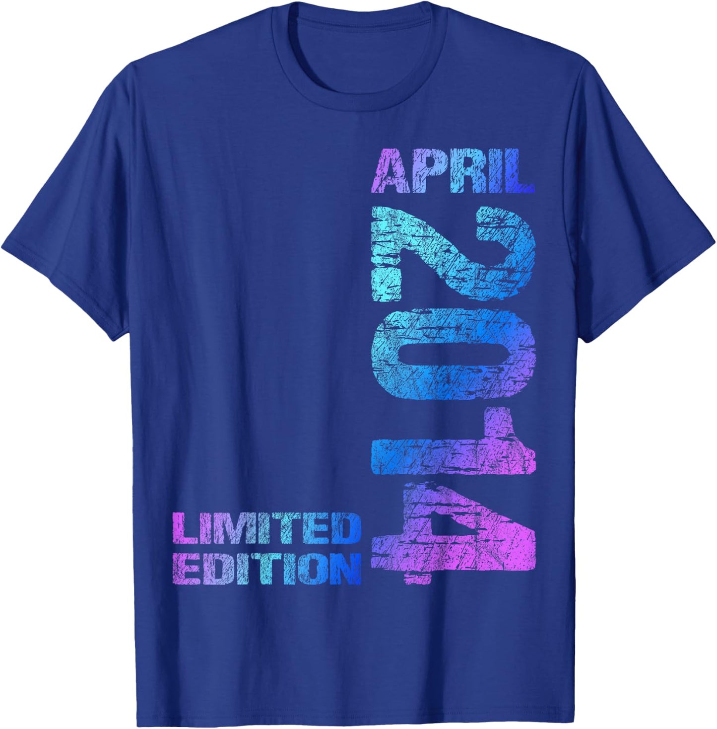 April 2014 Junge Mädchen 12. Geburtstag Limited Edition 12 T-Shirt - T-Shirt | Royal