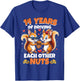 14th Wedding Anniversary 14 Years Of Driving Each Other Nuts T-Shirt - T-Shirt | Royal