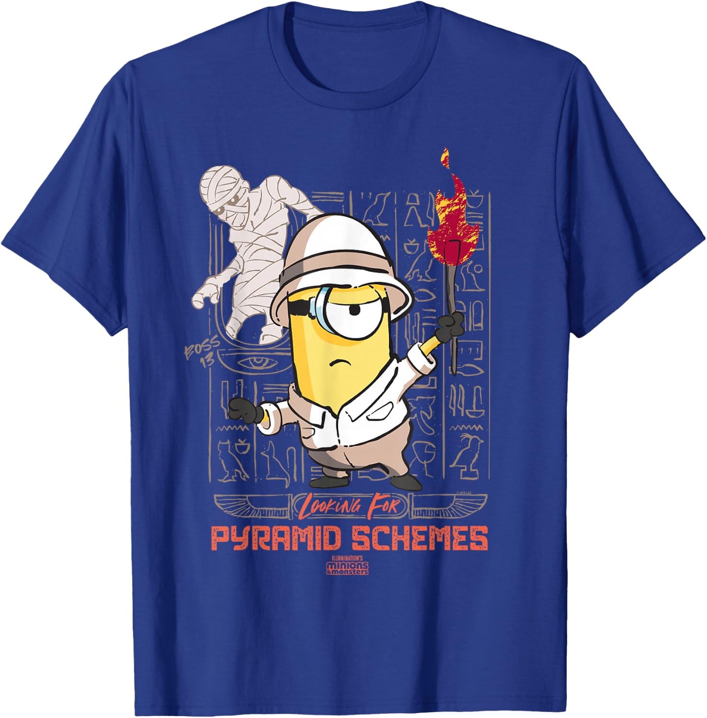 Minions & Monsters Pyramid Schemes T-Shirt - T-Shirt | Royal
