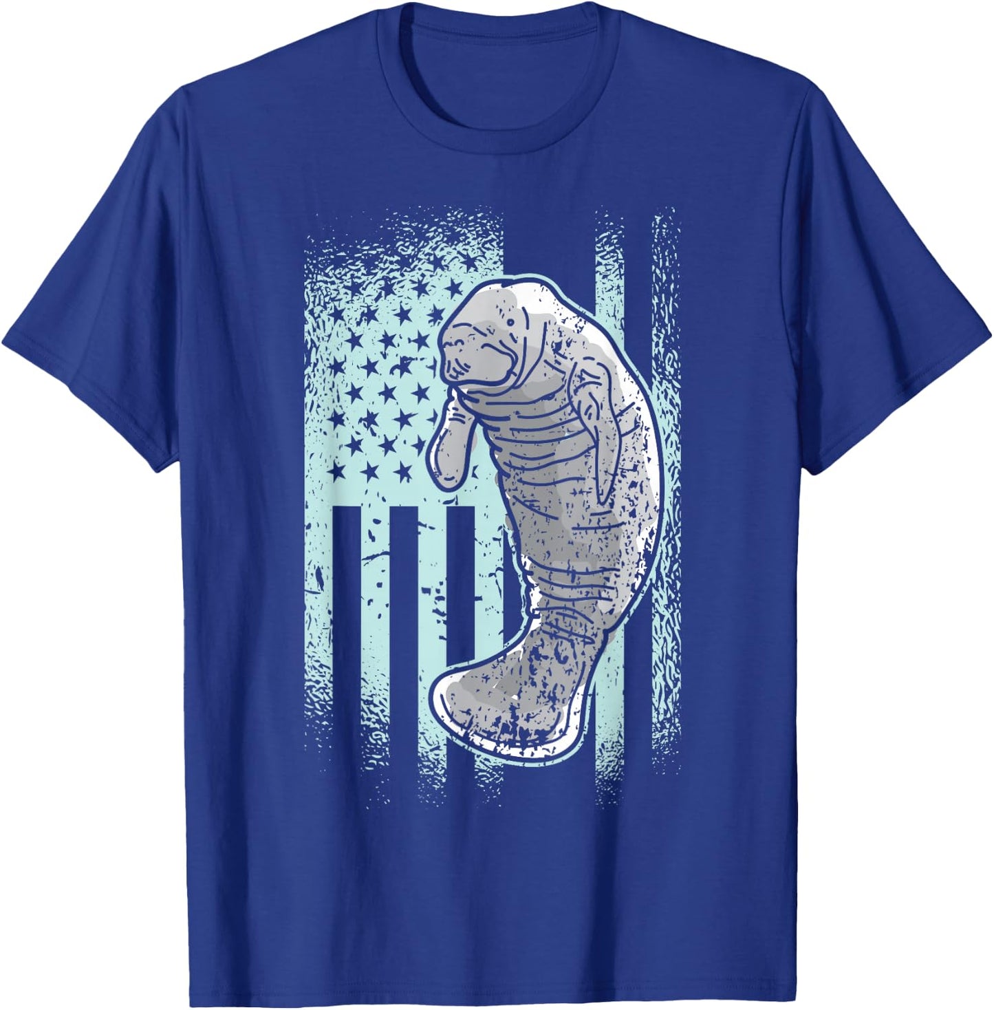 USA Manatee T-Shirt - T-Shirt | Royal
