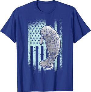USA Manatee T-Shirt - T-Shirt | Royal