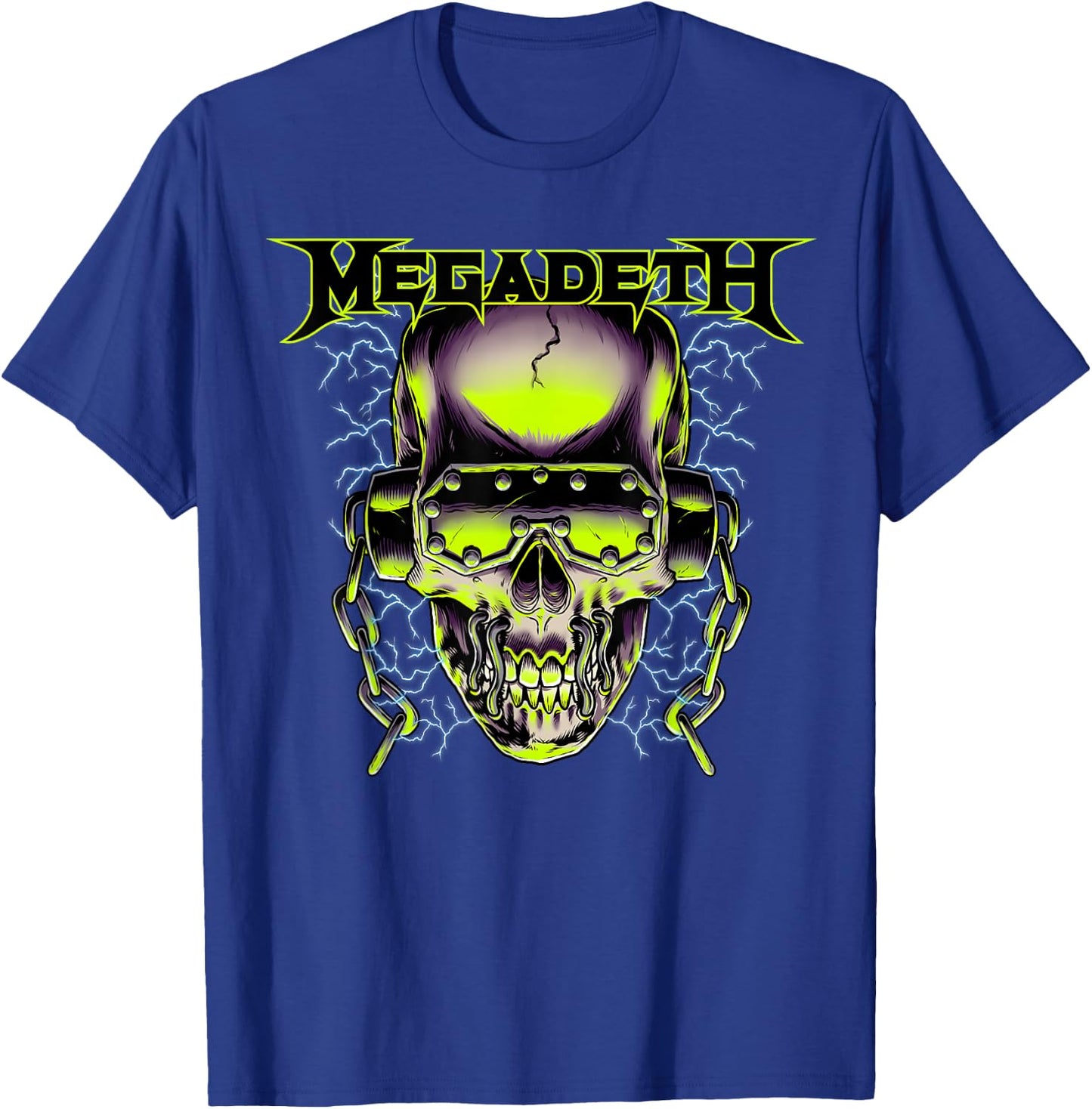 Megadeth - Lightning Vic T-Shirt - T-Shirt | Royal