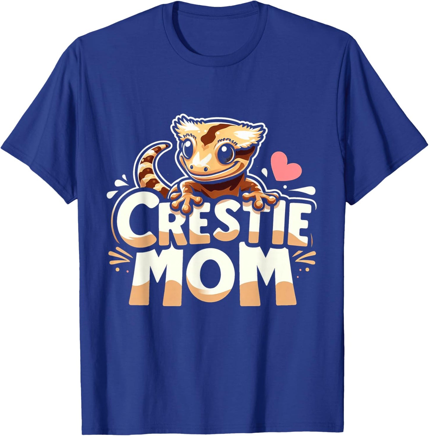Crested Gecko Crestie Mom - Ultimate Reptile Lover T-Shirt - T-Shirt | Royal