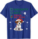 Cute Parson Russell Terrier Dog Christmas Naughty Nice Tried T-Shirt - T-Shirt | Royal