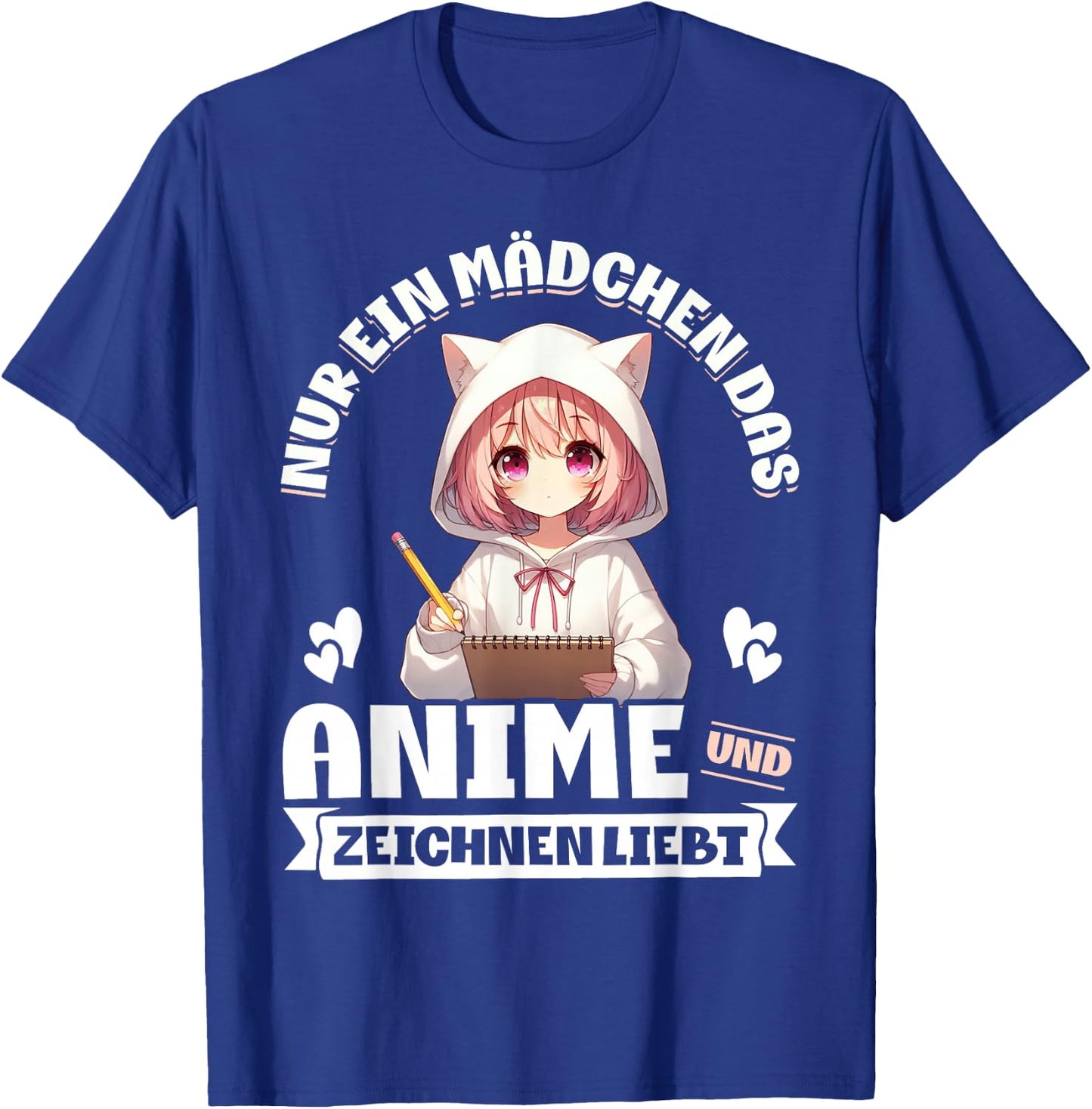 Nur Ein Mädchen Das Anime Und Zeichnen Liebt Japan Style T-Shirt - T-Shirt | Royal