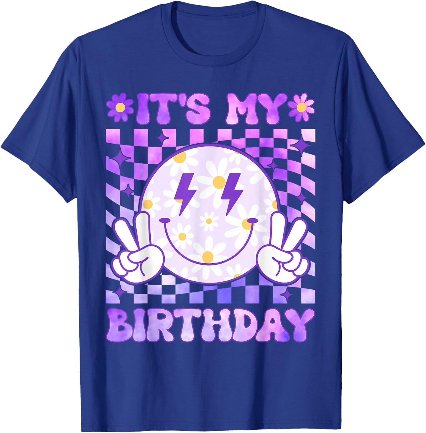 It's My Birthday Women Teens Girls Kid Birthday Party T-Shirt - T-Shirt | Royal