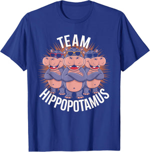Team Hippopotamus Stuff | Hippo Costume | Products for Hippo T-Shirt - T-Shirt | Royal