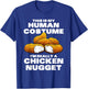 Funny Chicken Nugget Costume For Kids Fashion Nugget Foodie T-Shirt - T-Shirt | Royal