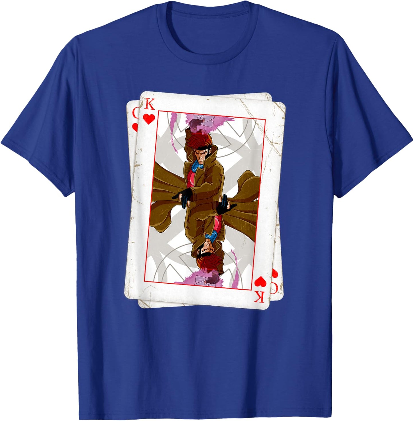 Marvel X-Men Gambit Playing Cards 90s T-Shirt - T-Shirt | Royal