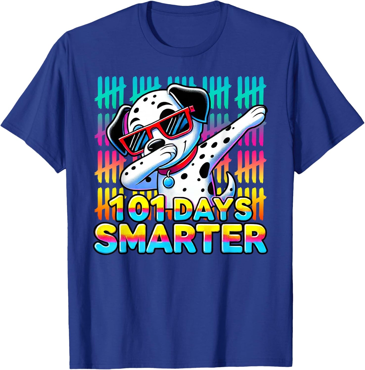 101 Days Smarter Dalmatiner T-Shirt - T-Shirt | Royal