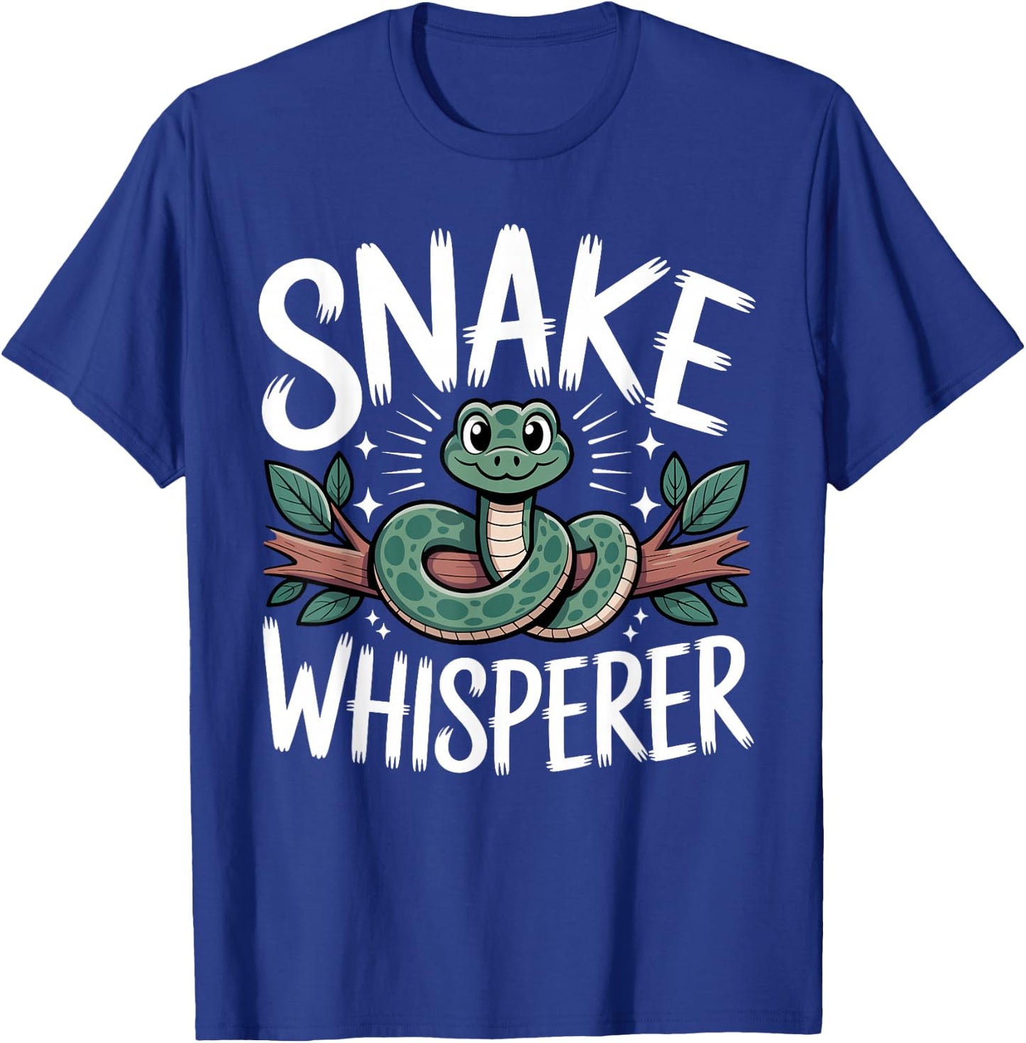 Funny Snake Design Women Kids Snake Whisperer T-Shirt - T-Shirt | Royal