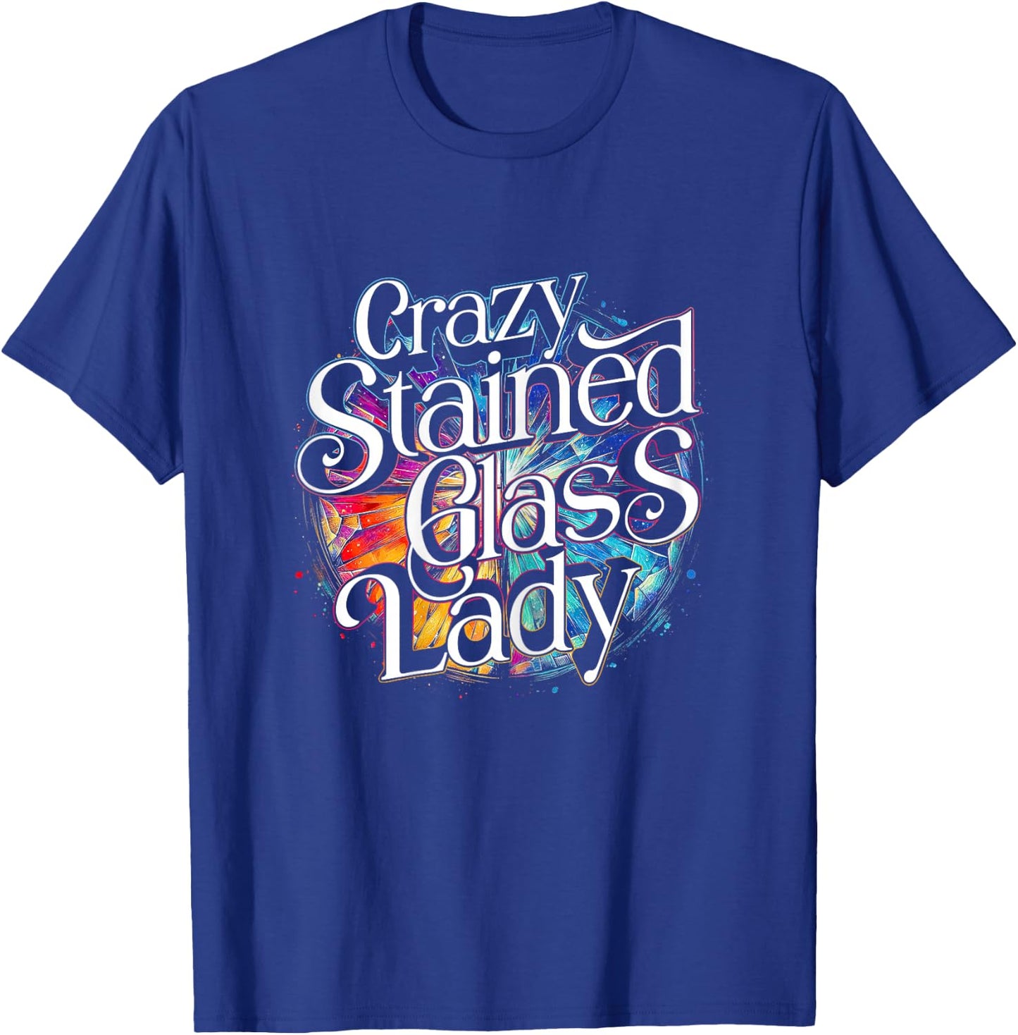 Stained Glass Artist Glass Painter T-Shirt - T-Shirt | Royal